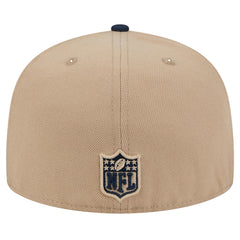 Tennessee Titans New Era Logo Main 59FIFTY Fitted Hat Tan - NFL