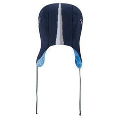 Tennessee Titans New Era Helmet Head Trapper Knit Hat Navy - NFL