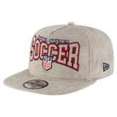 New Era USMNT New Era Corduroy Golfer Adjustable Hat - Gray