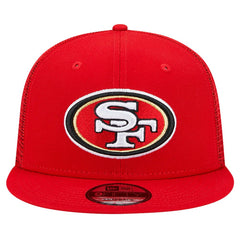 San Francisco 49ers New Era Main Trucker 9FIFTY Snapback Hat Scarlet - NFL