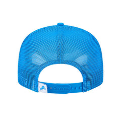 Detroit Lions New Era Main Trucker 9FIFTY Snapback Hat Blue - NFL