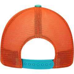 Miami Dolphins New Era Youth A-Frame 9FORTY Trucker Adjustable Hat Aqua - NFL