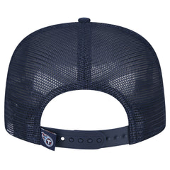 Tennessee Titans New Era Youth Distressed 9FIFTY A-Frame Snapback Hat White/Navy - NFL