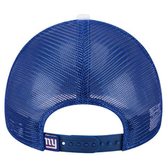 New York Giants New Era Youth Sport Night Color Block 9FORTY A-Frame Trucker Adjustable Hat Royal - NFL