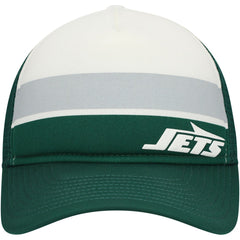 New York Jets New Era Youth Sport Night Color Block 9FORTY A-Frame Trucker Adjustable Hat Green - NFL