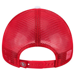 San Francisco 49ers New Era Youth Sport Night Color Block 9FORTY A-Frame Trucker Adjustable Hat Scarlet - NFL
