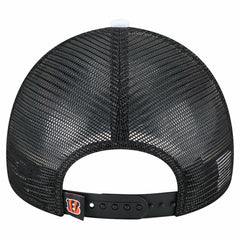 Cincinnati Bengals New Era Preschool Sport Night Color Block 9FORTY A-Frame Trucker Adjustable Hat Black - NFL