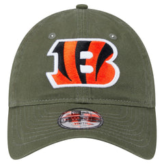 Cincinnati Bengals New Era Youth Main 9TWENTY Adjustable Hat Olive - NFL