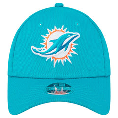 Miami Dolphins New Era Preschool Main 9FORTY Adjustable Hat Aqua - NFL
