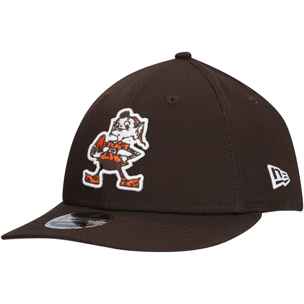 Cleveland Browns New Era Main Low Profile 9FIFTY Snapback Hat Brown - NFL