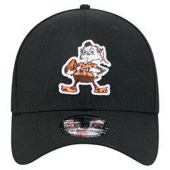 Cleveland Browns New Era Throwback Main 39THIRTY Flex Hat Black - NFL