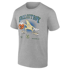 Fanatics - Fall Out Boy x Milwaukee Bucks So Much For (2our) Dust T-Shirt - Gray