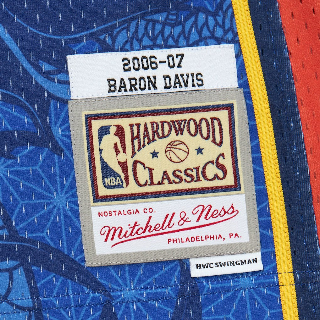 Baron Davis Golden State Warriors 2006/07 Hardwood Classics Asian Heritage 6.0 Swingman Throwback Player Jersey sale - Royal | NBA Jerseys