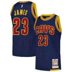 Mitchell & Ness - LeBron James Cleveland Cavaliers 2015/16 Hardwood Classics Authentic Jersey - Navy