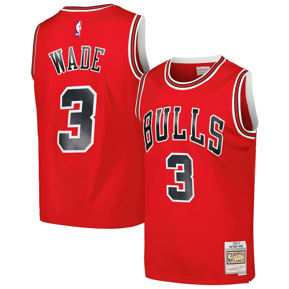 Mitchell & Ness - Dwyane Wade Chicago Bulls 2016/17 Hardwood Classics Swingman Jersey - Red