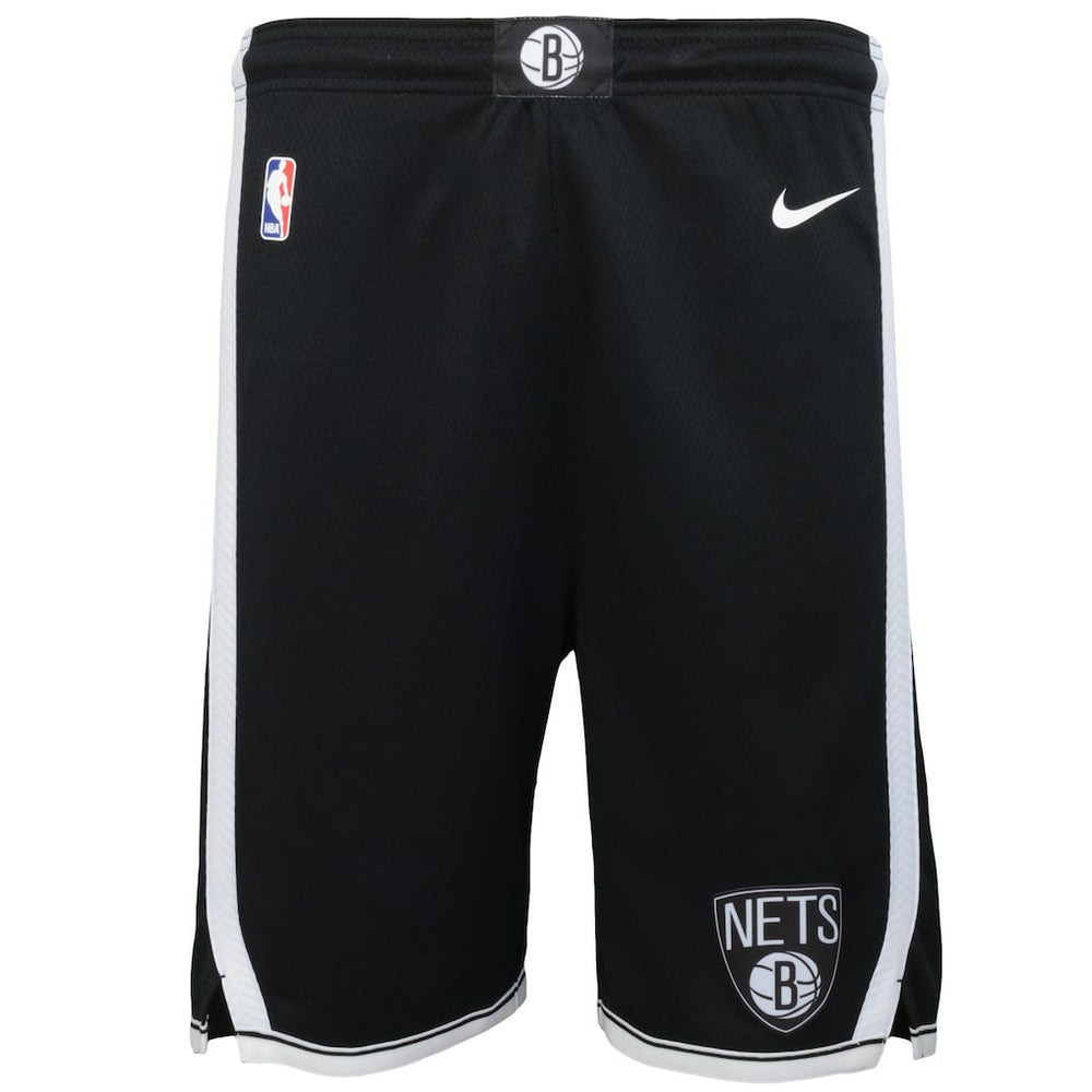 Nike - Brooklyn Nets Youth Swingman Performance Shorts - Black - Icon Edition