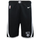 Nike - Brooklyn Nets Youth Swingman Performance Shorts - Black - Icon Edition