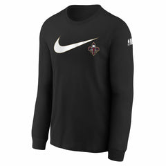 Nike - New Orleans Pelicans Youth Swoosh Long Sleeve T-Shirt - Black