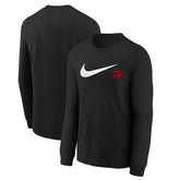 Nike - Toronto Raptors Youth Swoosh Long Sleeve T-Shirt - Black