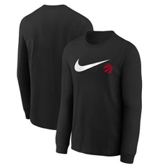 Nike - Toronto Raptors Youth Swoosh Long Sleeve T-Shirt - Black