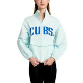 Chicago Cubs Lusso Women's Parker Half-Zip Jacket Clearance