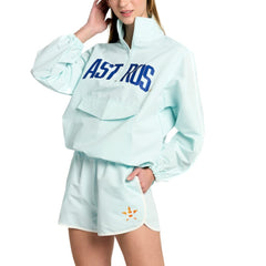 Houston Astros Lusso Women's Parker Half-Zip Jacket Lifestyle