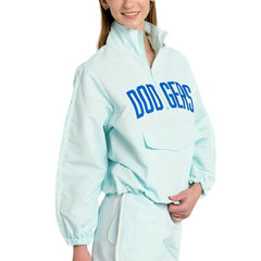 Los Angeles Dodgers Lusso Women's Parker Half-Zip Jacket for sale