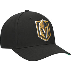 Vegas Golden Knights Mitchell & Ness Team Ground Pro Adjustable Hat Black