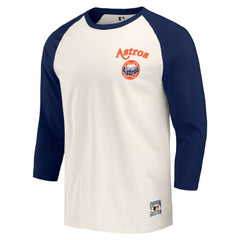 Houston Astros Darius Rucker Collection by Fanatics Cooperstown Collection Raglan 3/4-Sleeve T-Shirt Sale