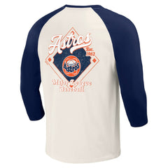 Houston Astros Darius Rucker Collection by Fanatics Cooperstown Collection Raglan 3/4-Sleeve T-Shirt Sale