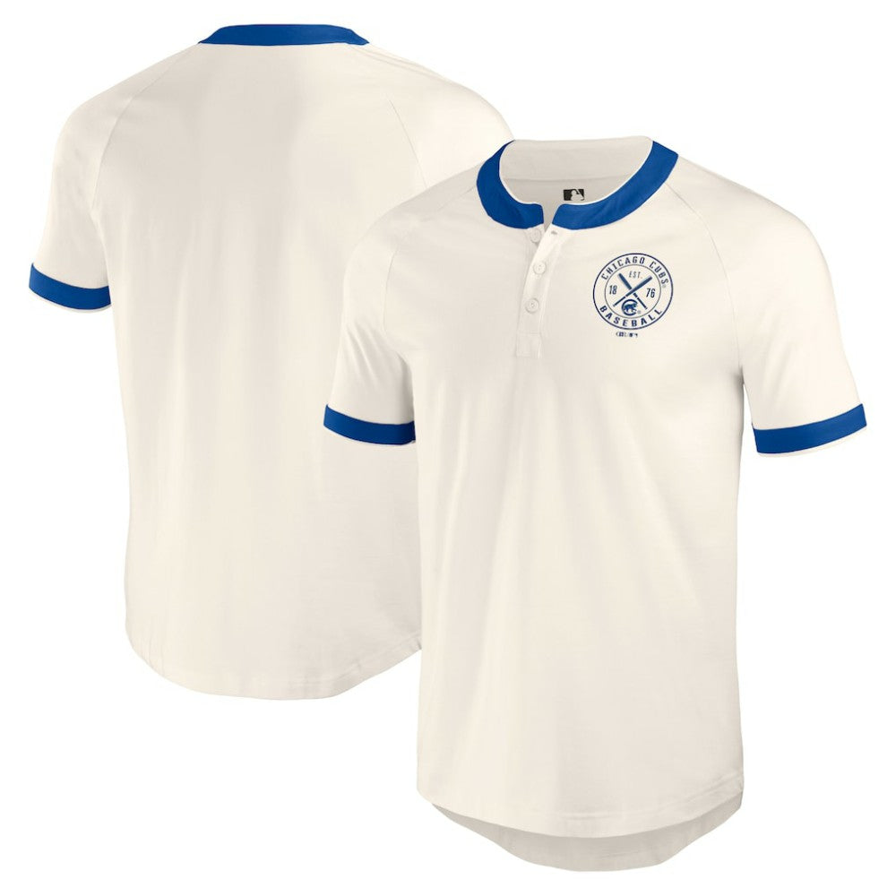 Chicago Cubs Darius Rucker Collection by Fanatics Henley Raglan T-Shirt Lifestyle