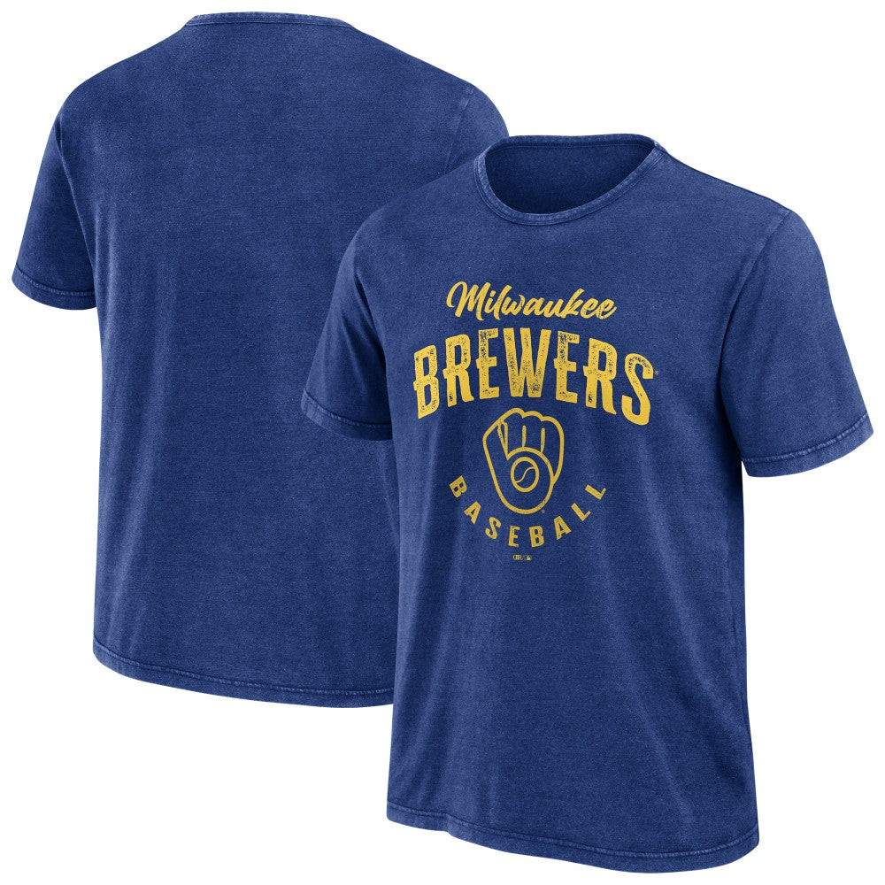 Milwaukee Brewers Darius Rucker Collection by Fanatics Cooperstown Collection Washed T-Shirt Near Me