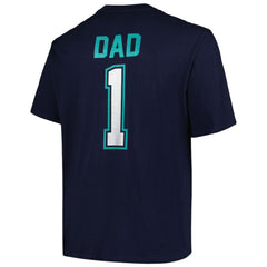 Seattle Mariners Profile Big & Tall #1 Dad T-Shirt Sale