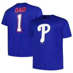 Philadelphia Phillies Profile Big & Tall #1 Dad T-Shirt Lifestyle