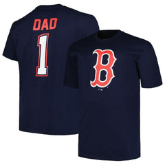 Boston Red Sox Profile Big & Tall #1 Dad T-Shirt Lifestyle