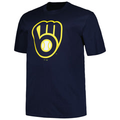Milwaukee Brewers Profile Big & Tall #1 Dad T-Shirt discount