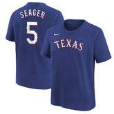 Corey Seager Texas Rangers Nike Youth Name & Number T-Shirt Near Me