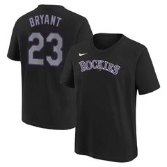 Kris Bryant Colorado Rockies Nike Youth Name & Number T-Shirt On Sale