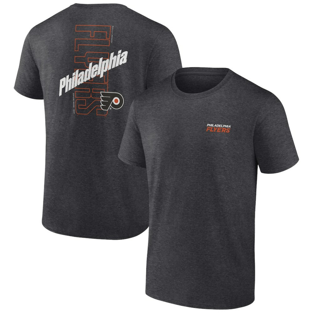 Philadelphia Flyers - Fanatics Backbone T-Shirt Heather Charcoal