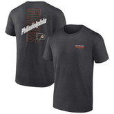 Philadelphia Flyers - Fanatics Backbone T-Shirt Heather Charcoal