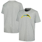 Los Angeles Chargers New Era Camo Logo T-Shirt Gray - NFL