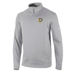 Pittsburgh Penguins Columbia Wickham Hills Omni-Wick Quarter-Zip Jacket Gray