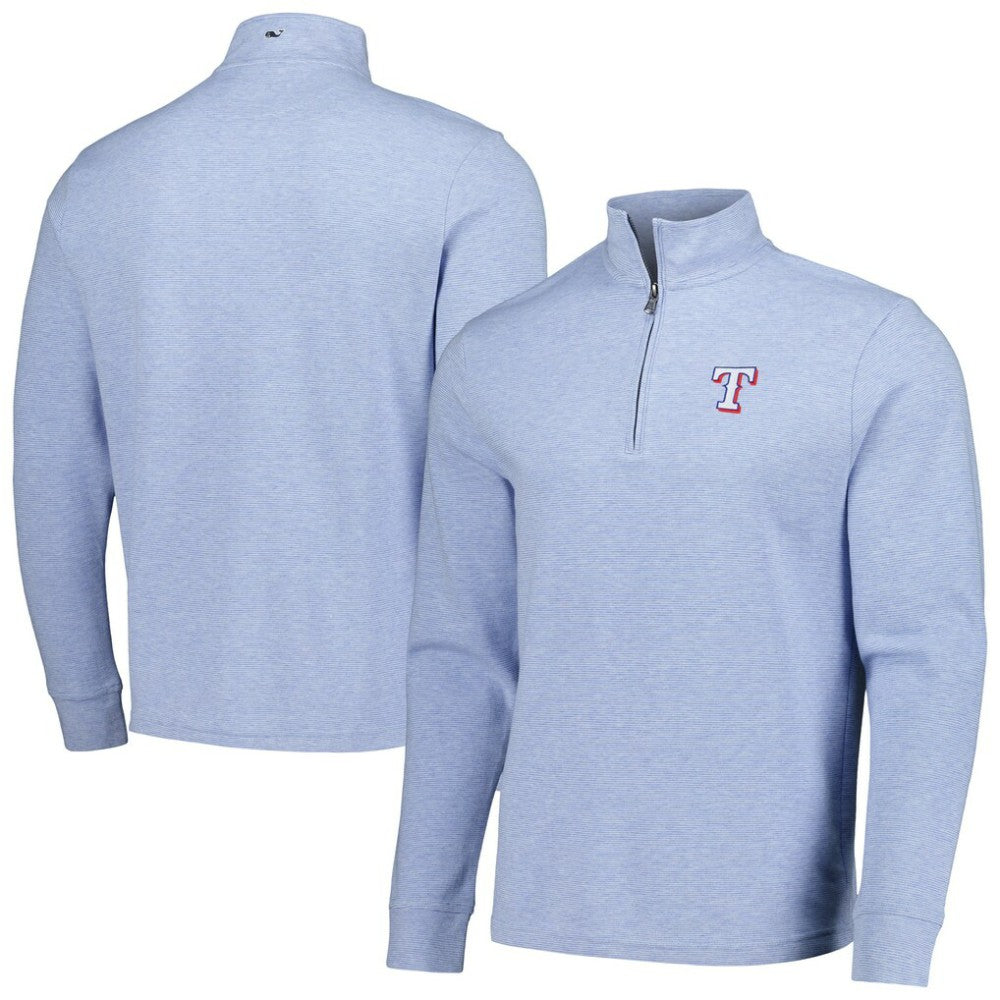 Texas Rangers Vineyard Vines Saltwater Quarter-Zip Jacket Clearance