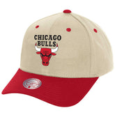 Mitchell & Ness - Chicago Bulls Game On Two-Tone Pro Crown Adjustable Hat - Cream