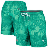 New York Jets Santiago Palms Board Shorts Green - Tommy Bahama