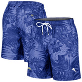 Los Angeles Chargers Santiago Palms Board Shorts Powder Blue - Tommy Bahama