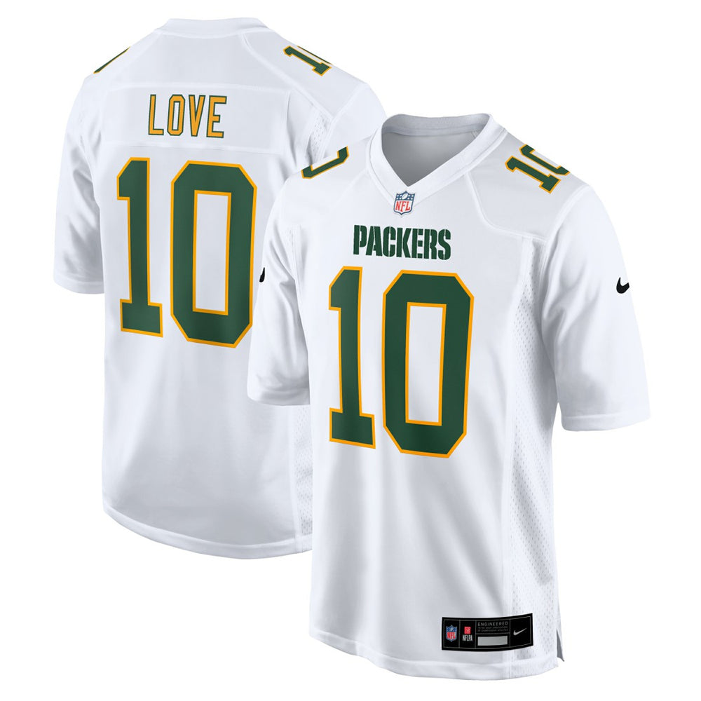 Jordan Love Green Bay Packers Fashion Game Jersey White - Nike