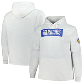 Fanatics - Golden State Warriors Big & Tall Raglan Tri-Blend Pullover Hoodie - Ash