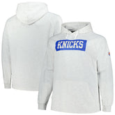 Fanatics - New York Knicks Big & Tall Raglan Tri-Blend Pullover Hoodie - Ash