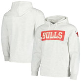 Fanatics - Chicago Bulls Softhand Raglan Tri-Blend Pullover Hoodie - Ash